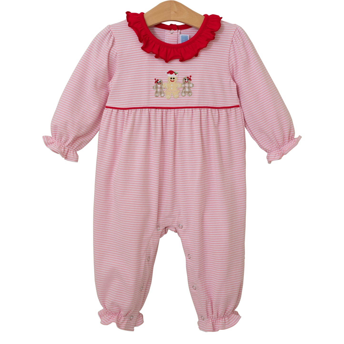 Trotter Street | Gingerbread Ruffle Romper