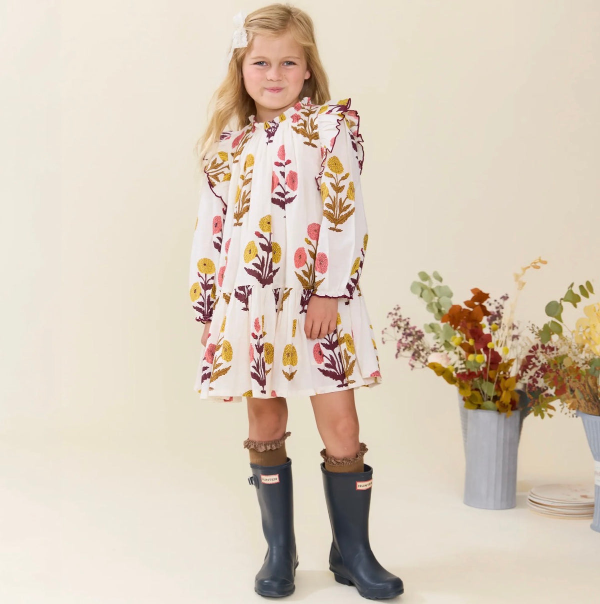Pink Chicken | Harper Dress - Harvest Dandelion
