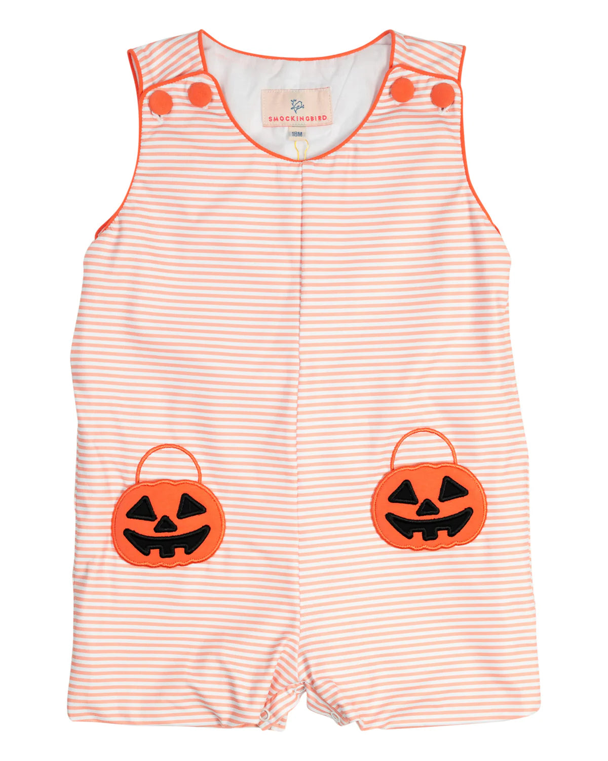 Smockingbird - Jackolantern Pockets Striped Knit Shorall