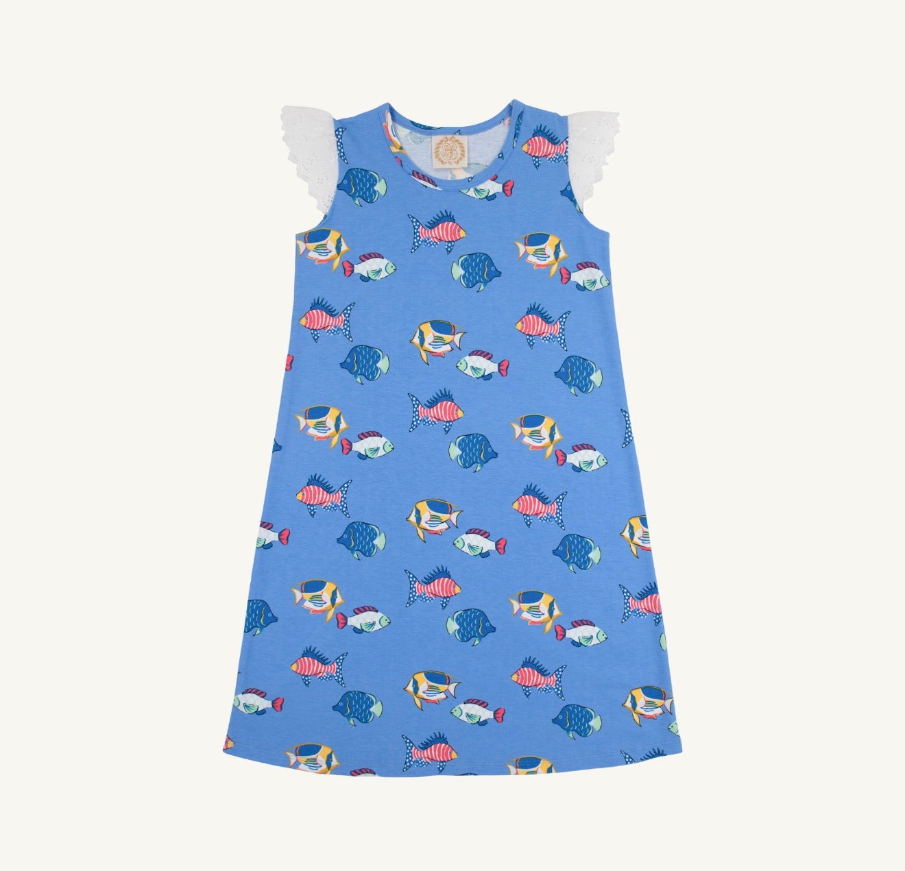 TBBC | Polly Play Dress Eyelet - Here Fishy Fishy