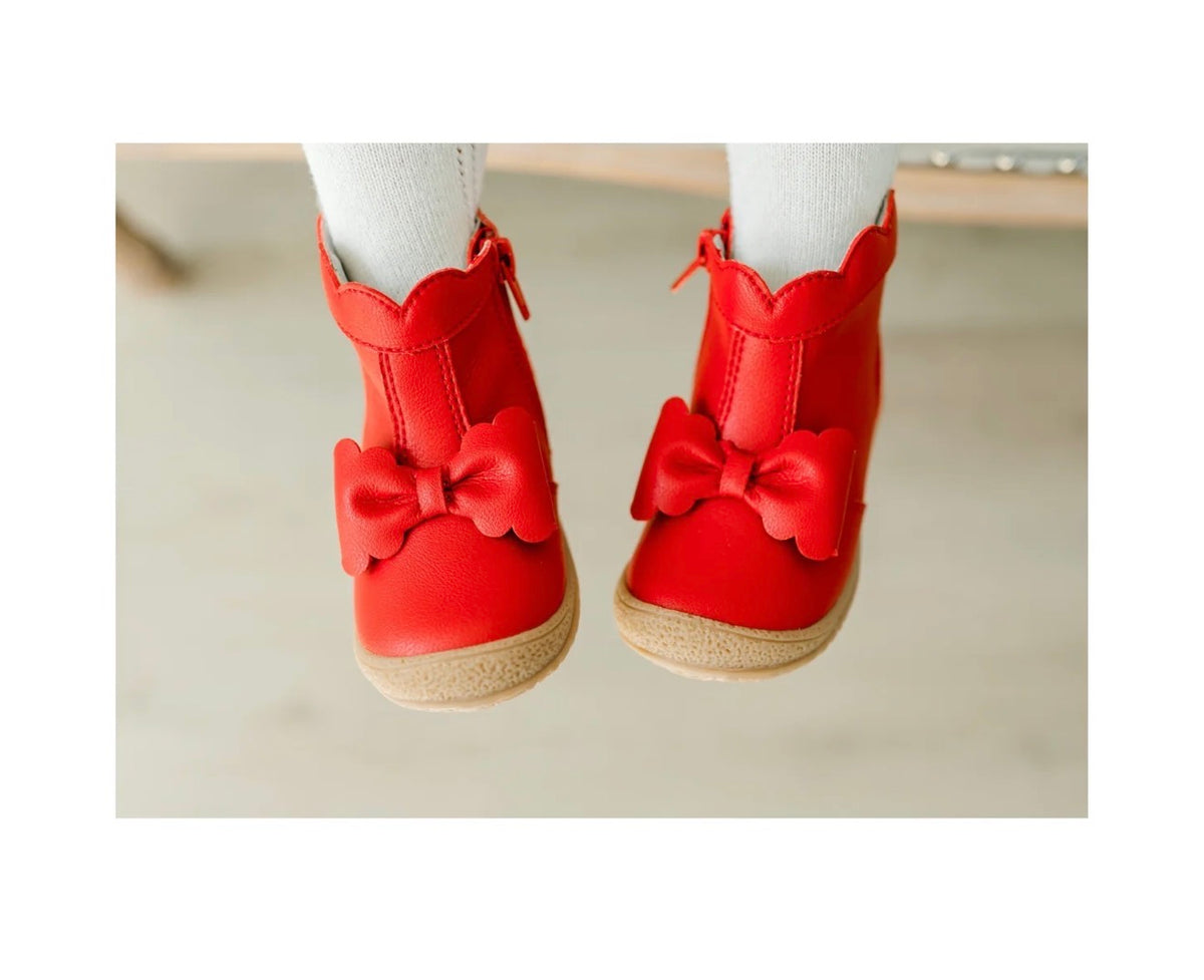 L'Amour | Harper Scalloped Bow Boot