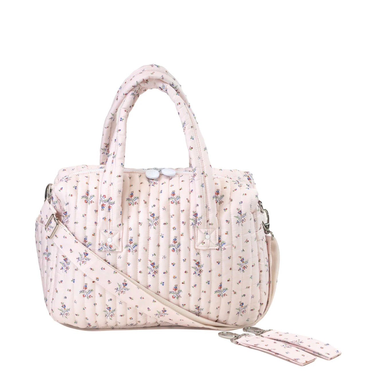 TRVL | Quilted Stroller Bag - Fleurie