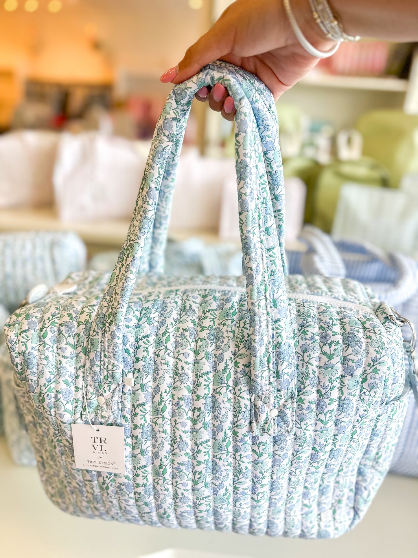 TRVL | Quilted Stroller Bag - Hamptons Floral