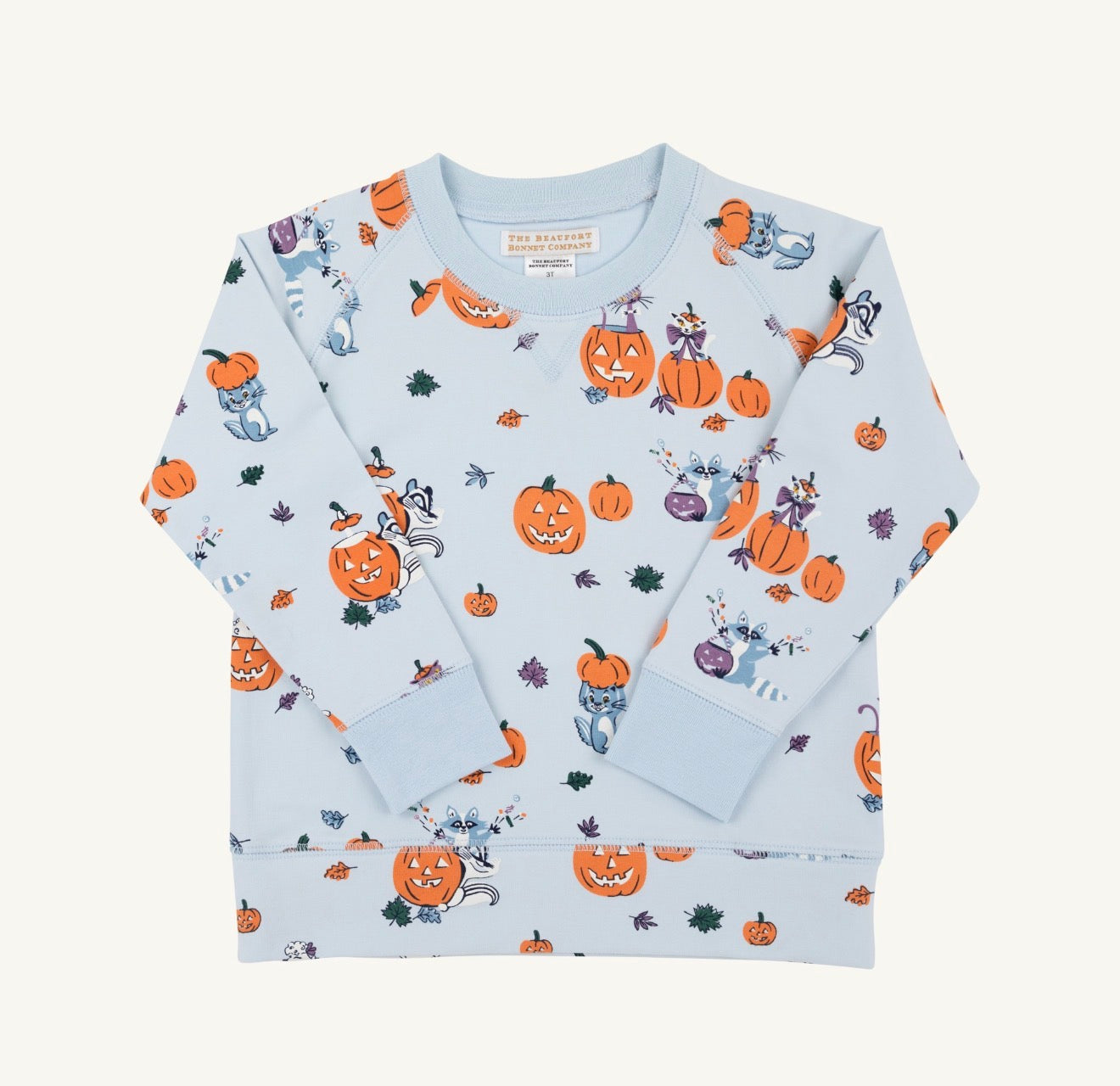 TBBC | Cassidy Comfy Crewneck - Candy and Critters Buckhead Blue