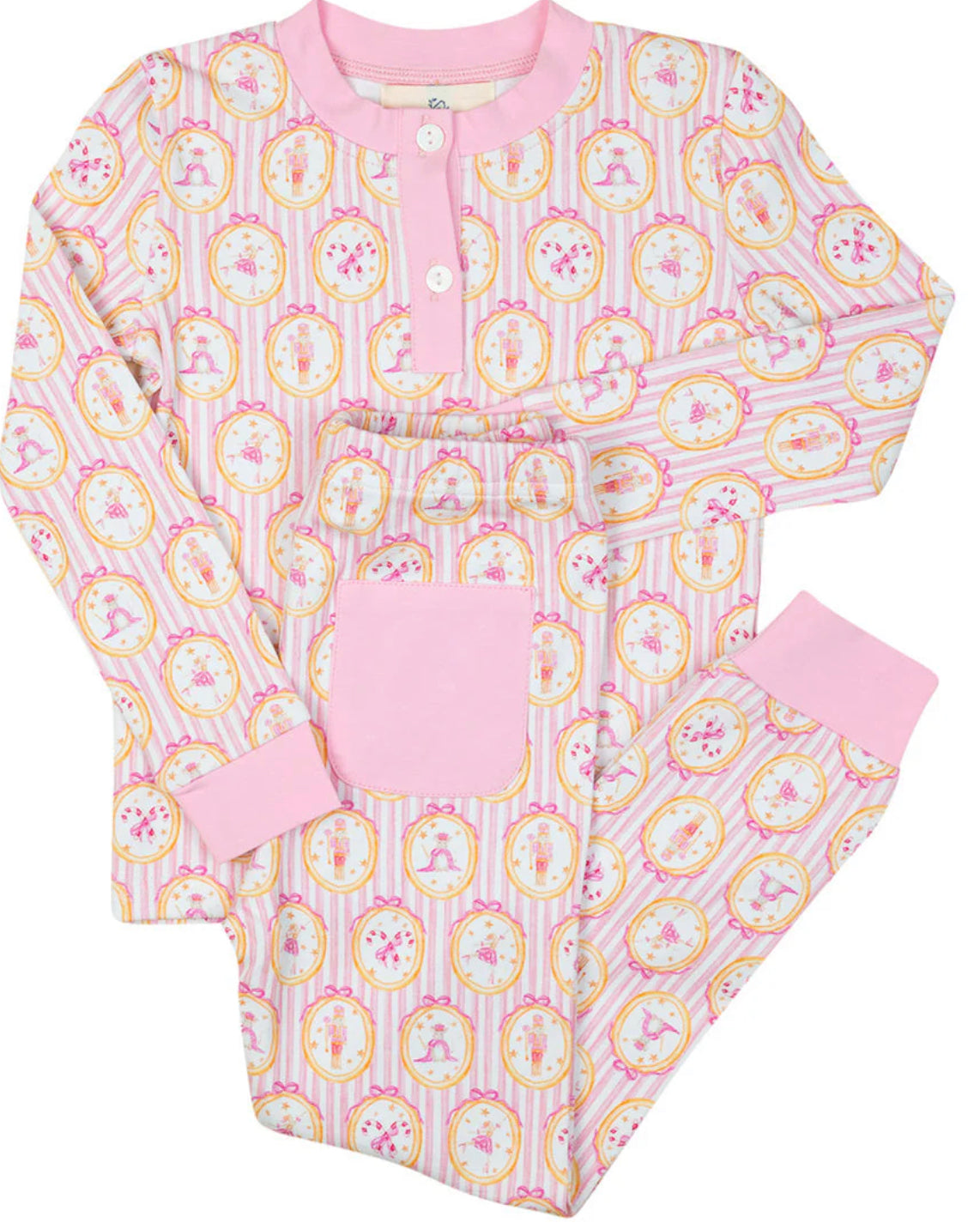 Smockingbird | Nutcracker Knit Pajama Set