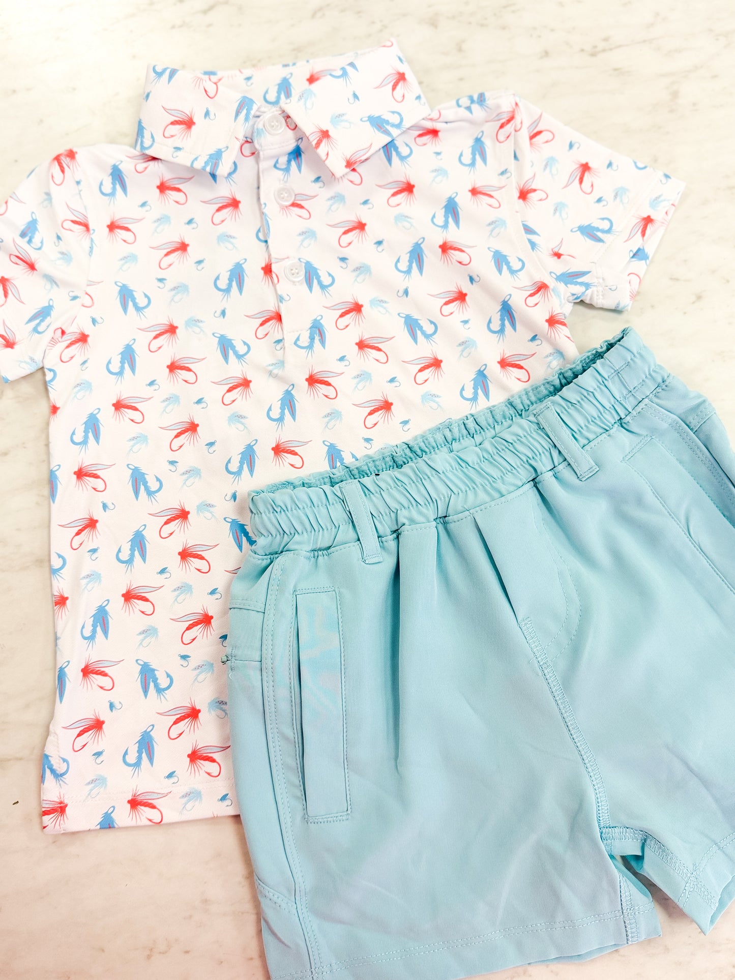 Meripex | Sky Blue FB Shorts