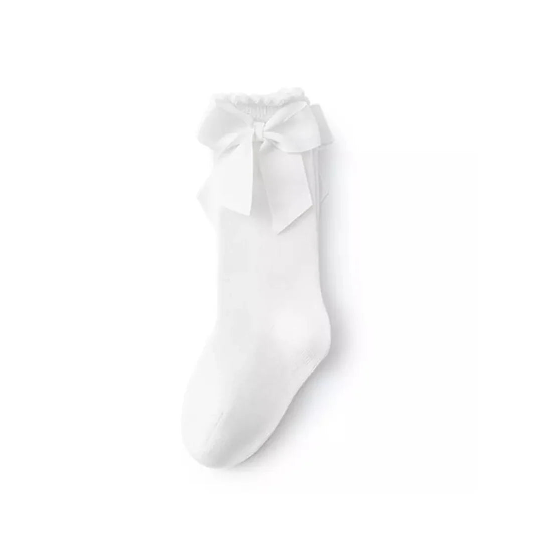 Be Girl | Bow Happy Sock - French Vanilla