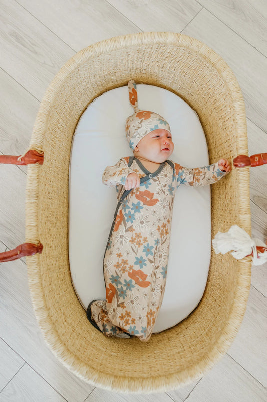 Copper Pearl - Eden Newborn Knotted Gown