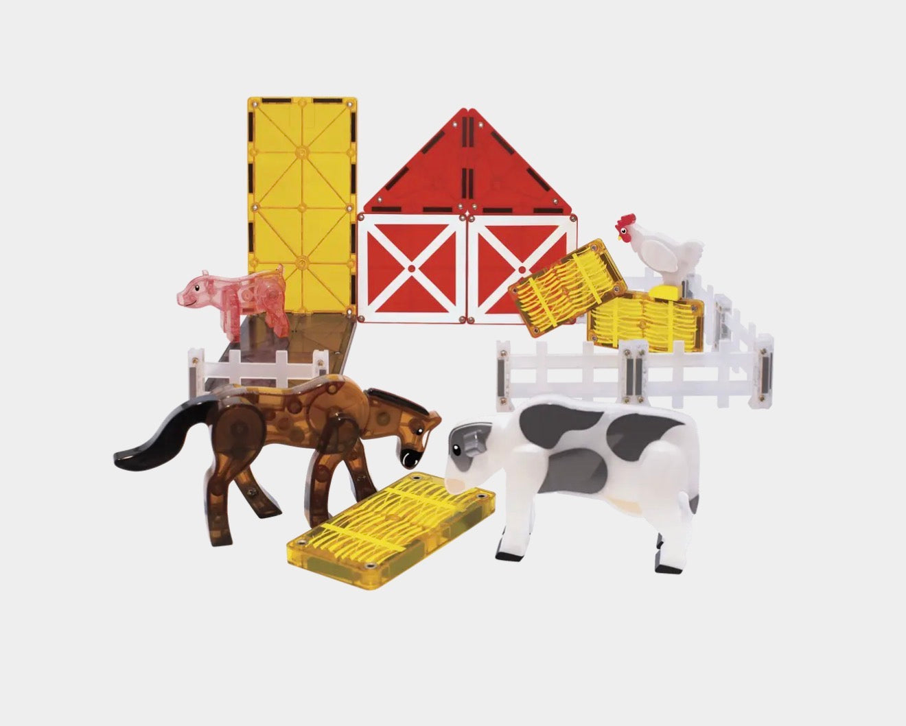 Magna-Tiles | Farm Animals 25-Piece Set