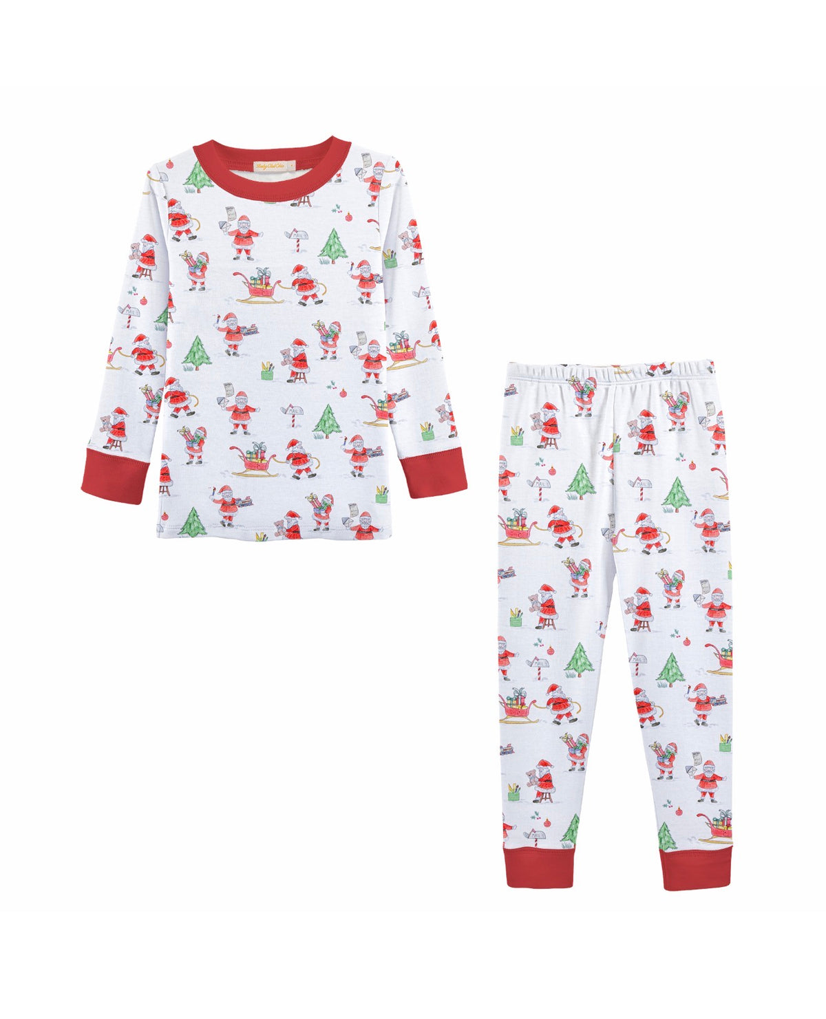 Baby Club Chic | Santa's Workshop Pajama Set