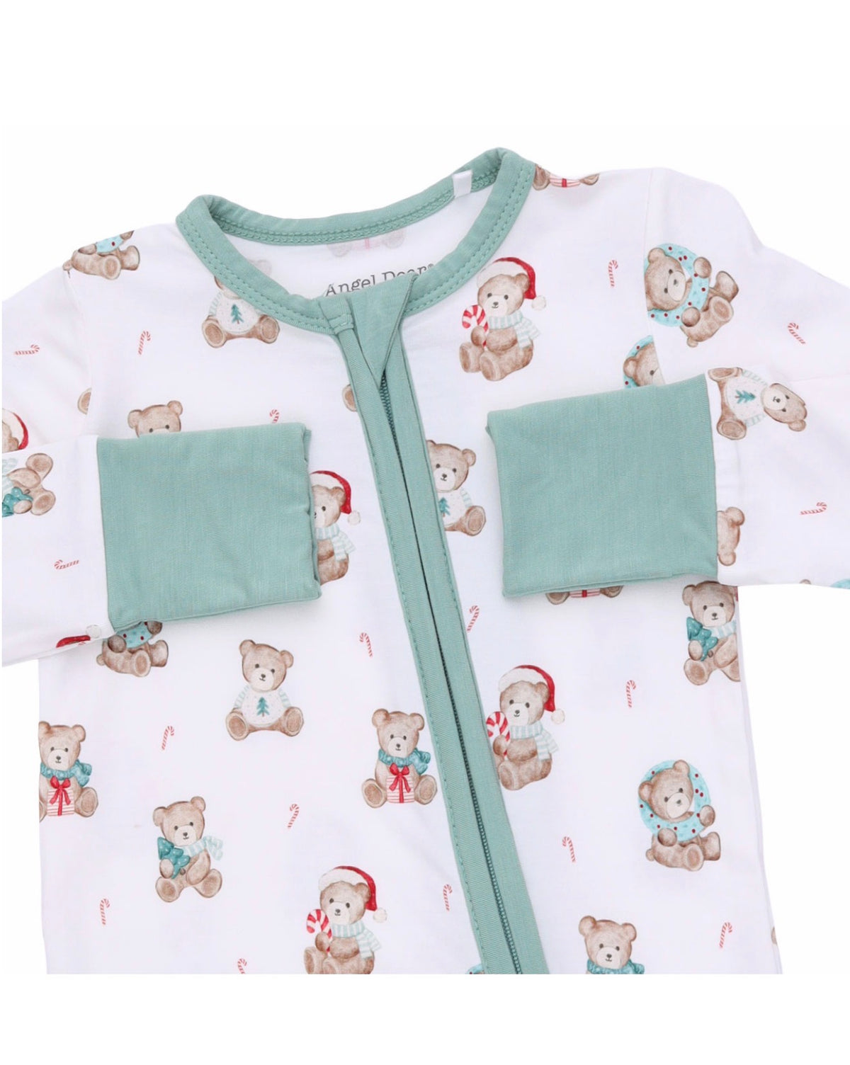 Angel Dear | Christmas Teddy Bears Convertible Romper