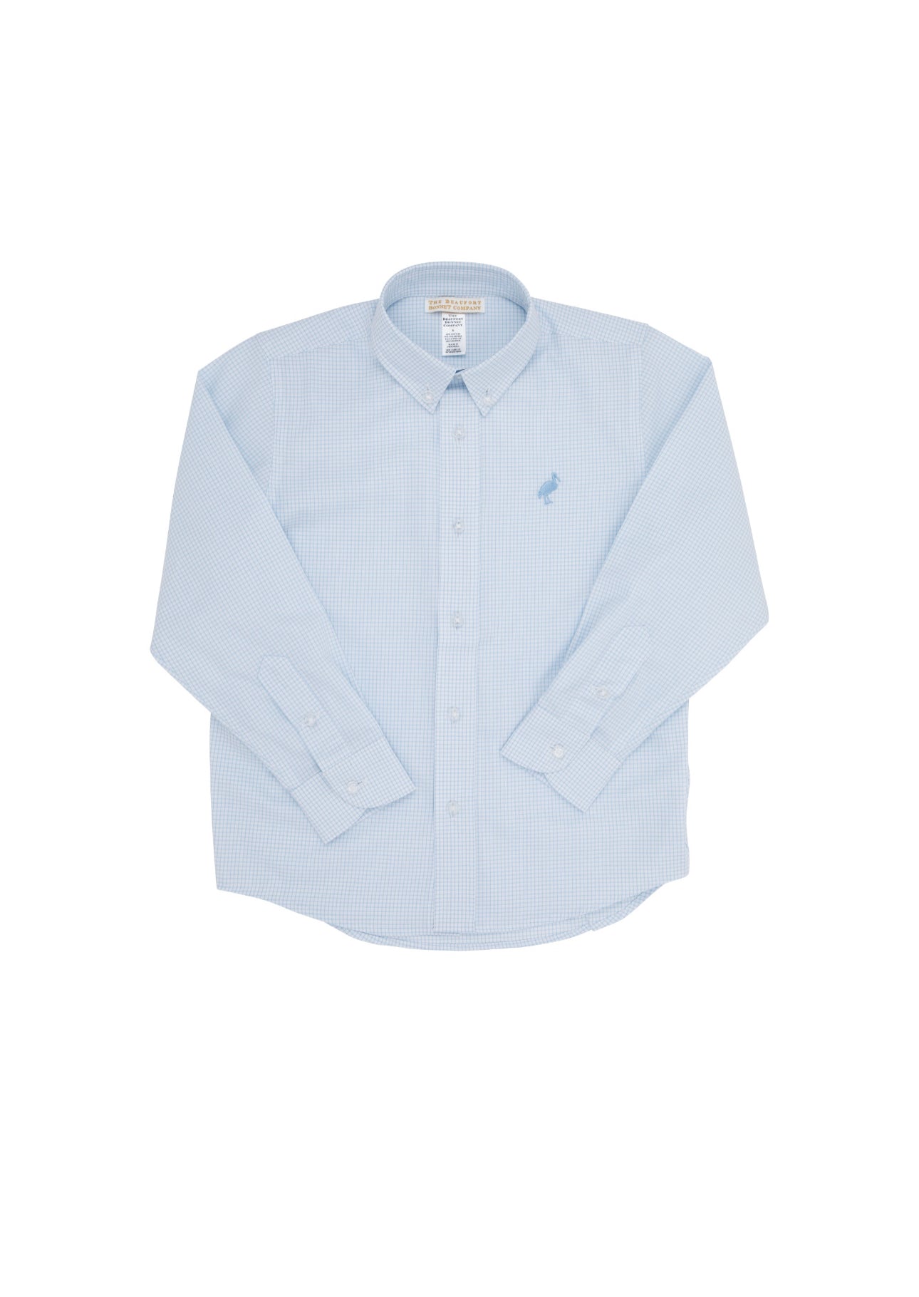 TBBC | Dean's List Dress Shirt - Barrington Blue Mini Windowpane