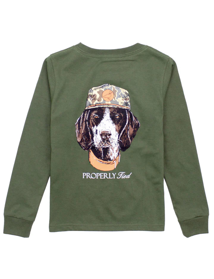 Properly Tied | Man's Best Friend LS Olive