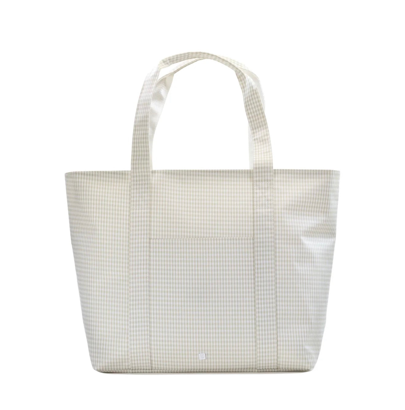 TRVL | Jumbo Tote - Gingham Pearl Grey