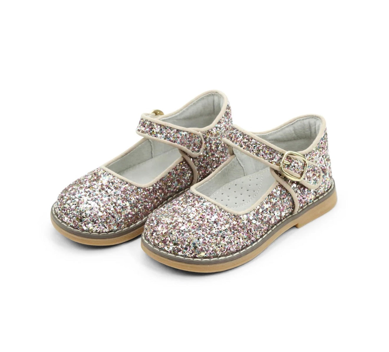 L'Amour | Natasha Glitter Mary Jane - Multi Pink