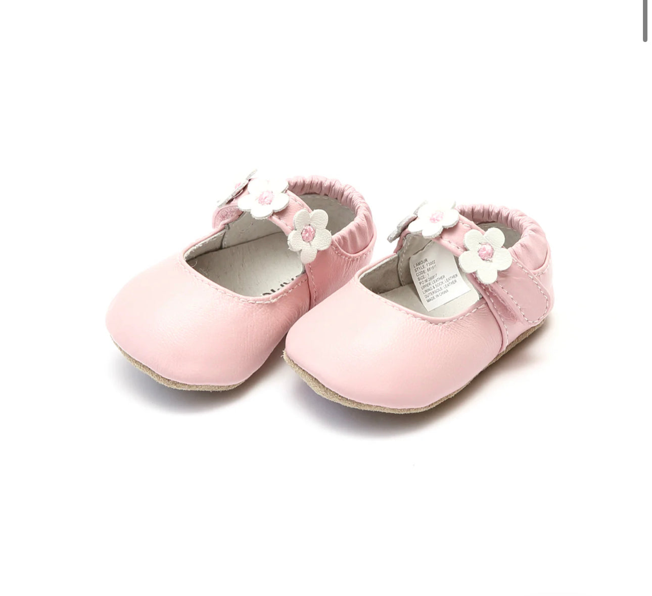 Lamour | Hope Pink 3 Flower Mary Jane