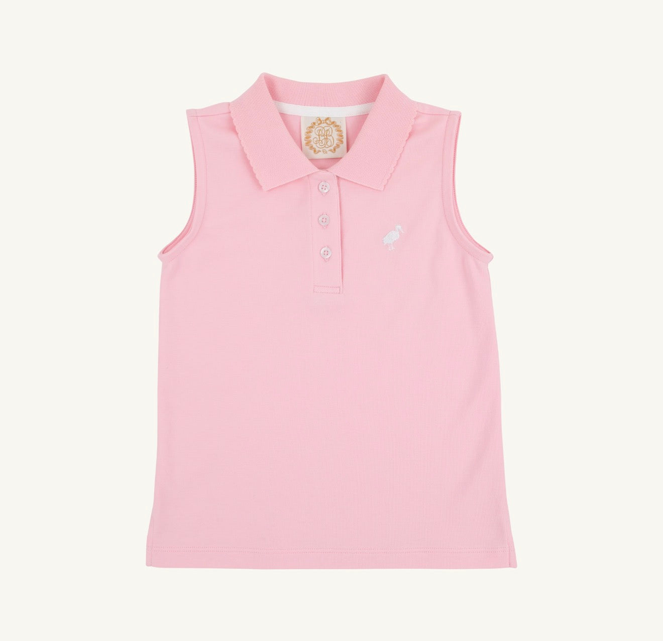 TBBC | Sleeveless Anna Price Polo - Pier Party Pink