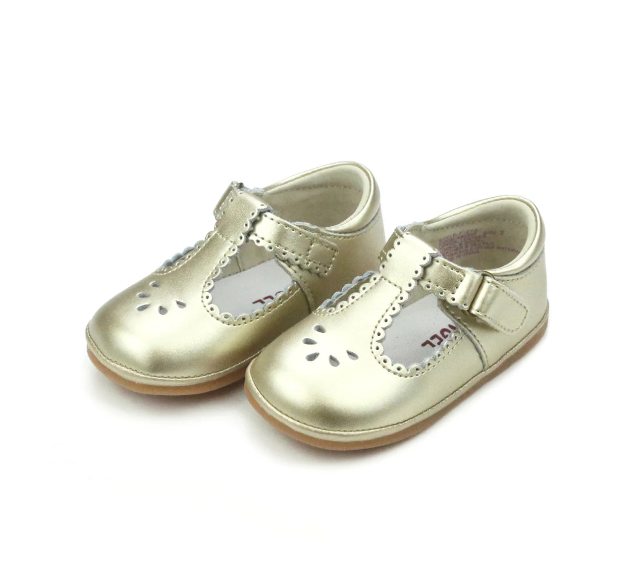 L'Amour | Dottie Scalloped Perforated MJ - Gold