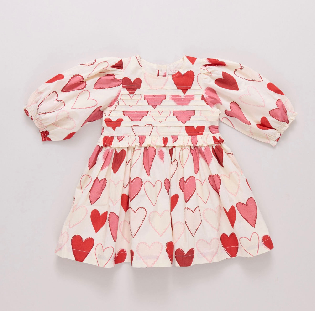 Pink Chicken | Renee Dress - Gradient Hearts