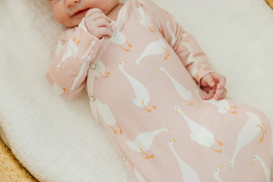 Copper Pearl - Goosie Newborn Knotted Gown