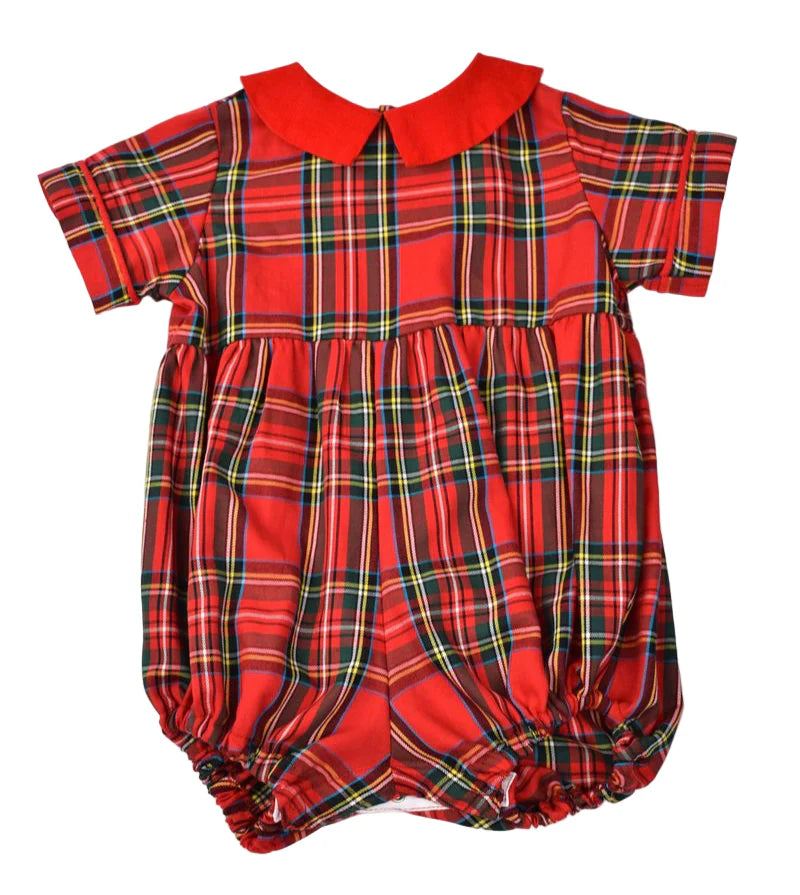 Funtasia | Boys Holiday Plaid Bubble