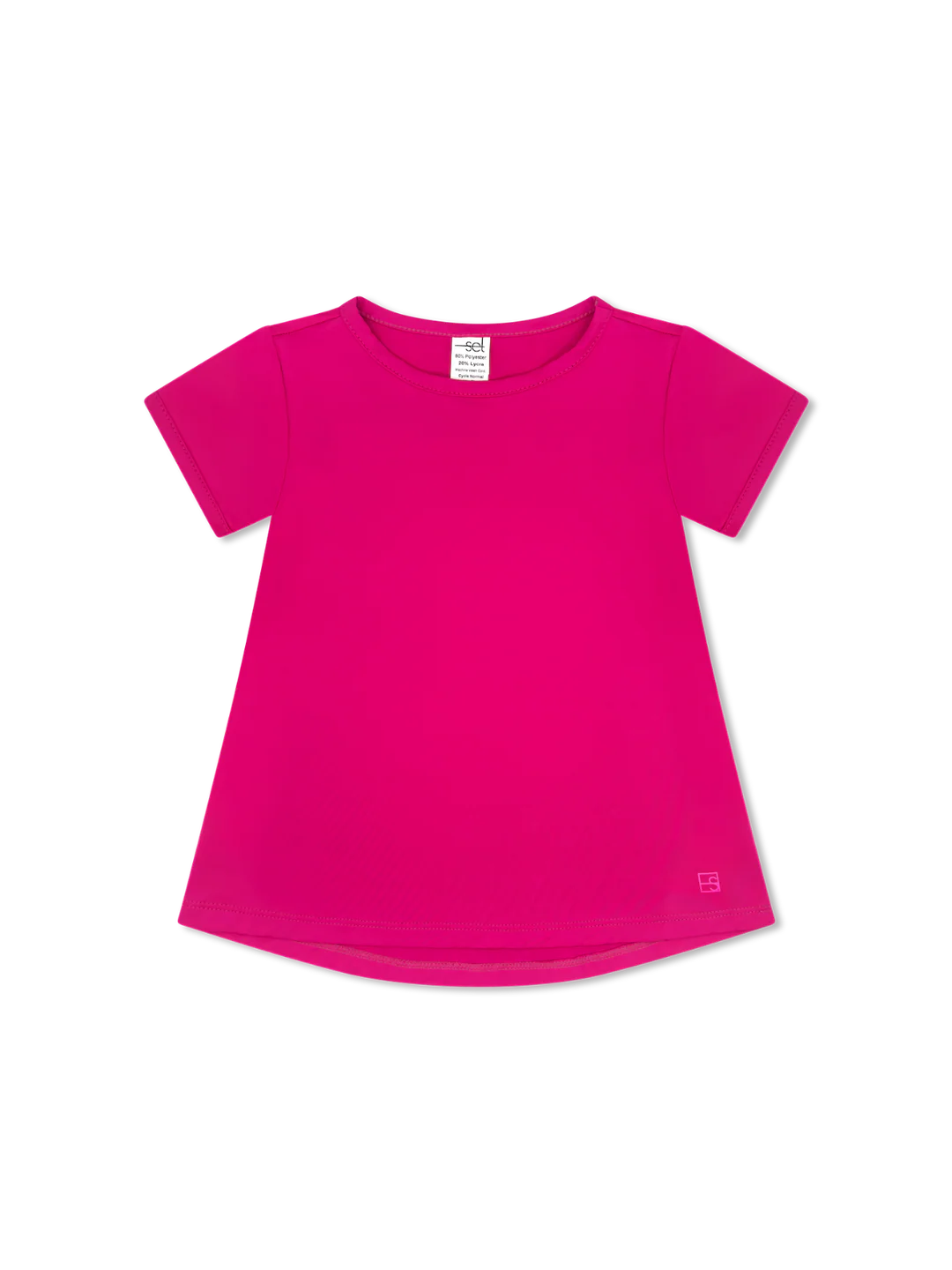 SET Athletics | Bridget Basic Tee - Power Pink