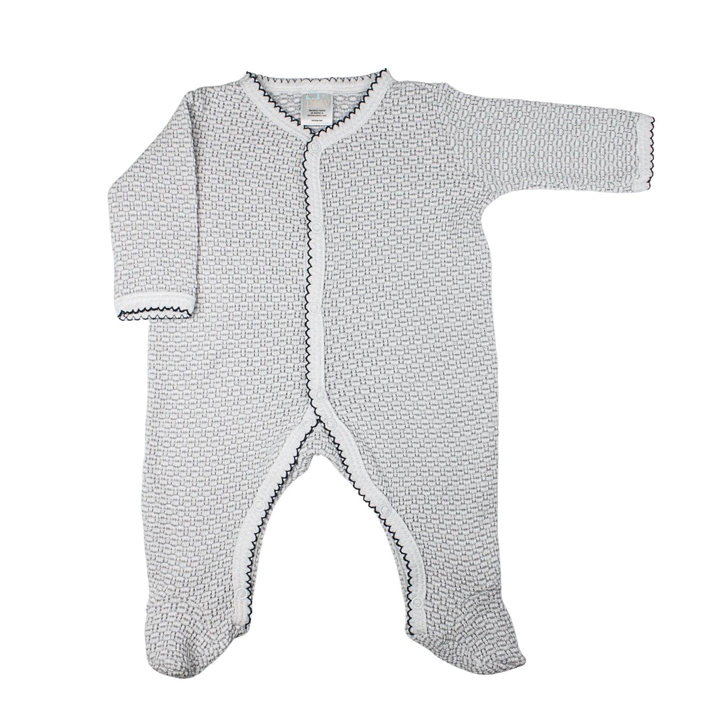 Paty | Footie - Navy Blue