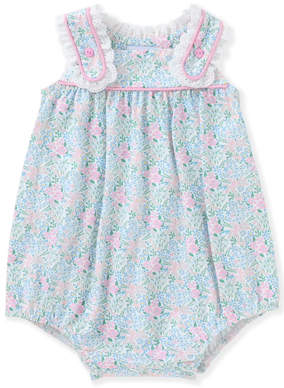 Swoon | Eyelet Trim Floral Bubble