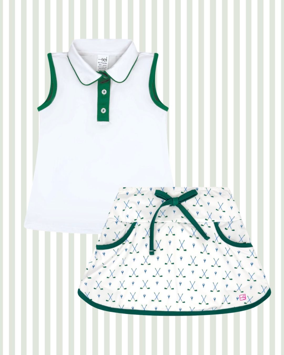 SET | Tiffany Tennis Skort - Par Perfection