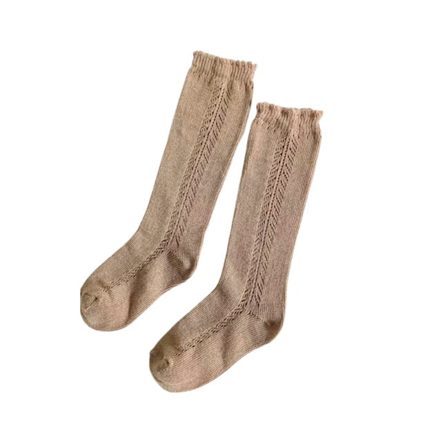 Be Girl | Pointelle Socks - Natural