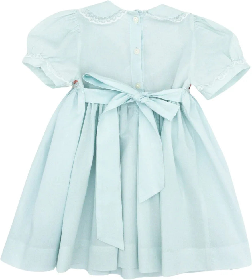Lulu Bebe | Diana Blue Smocked Dress