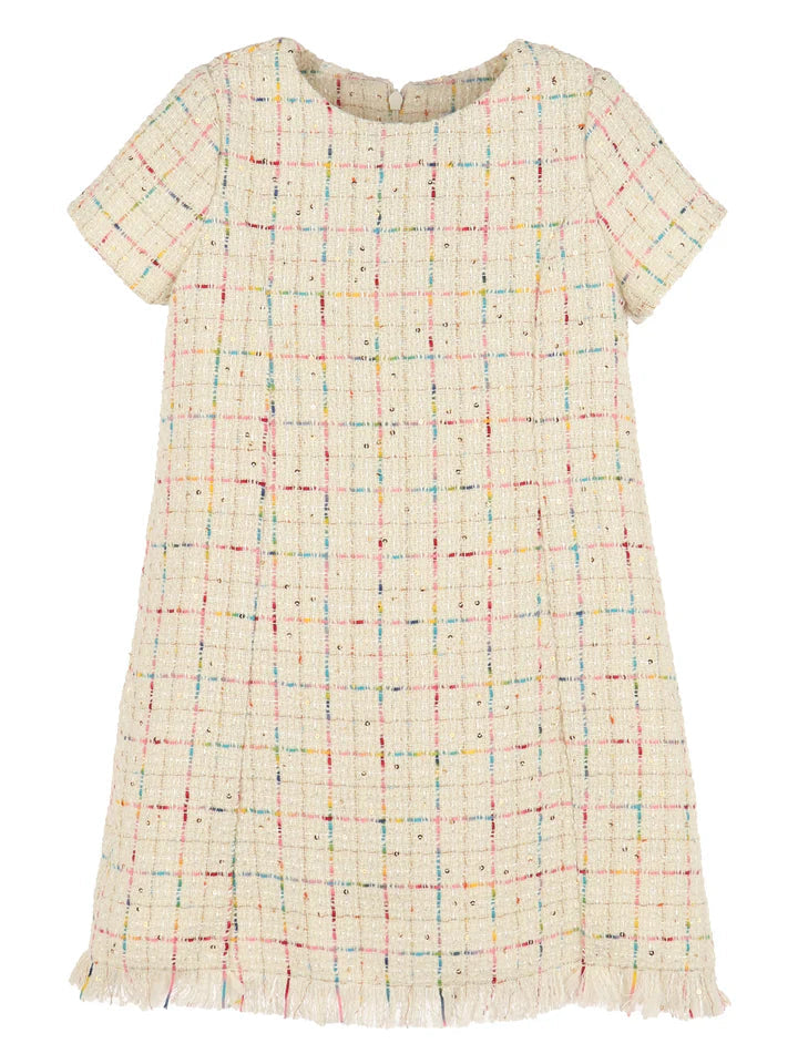 Luli & Me | Ivory Tweed Princess Dress