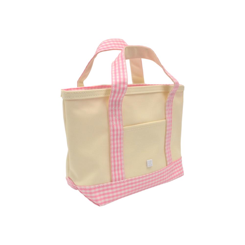 TRVL | Mini Tote - Gingham Pink