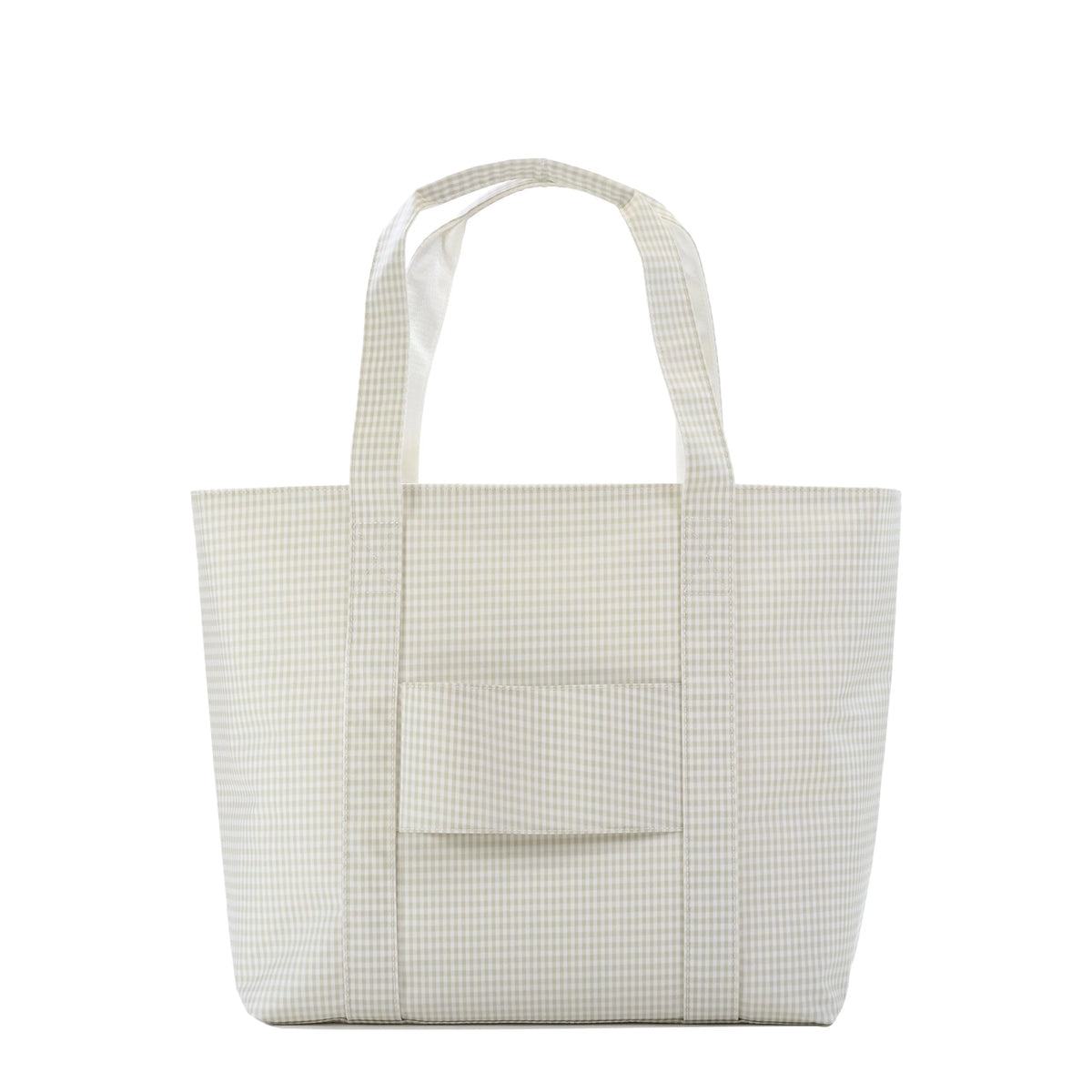 TRVL | Jumbo Tote - Pearl Grey Gingham