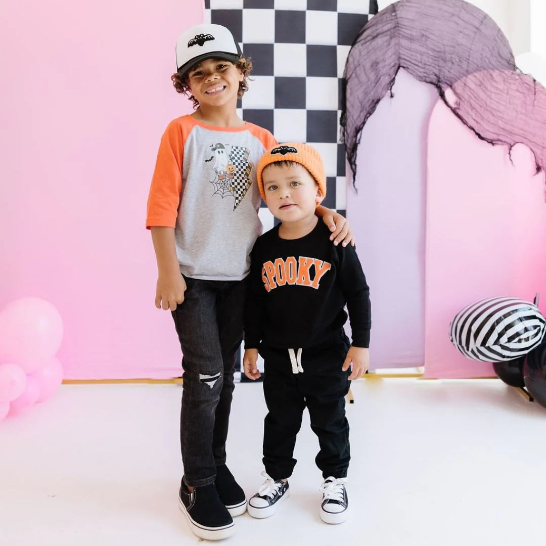 Sweet Wink - Spooky Patch Halloween Sweatshirt