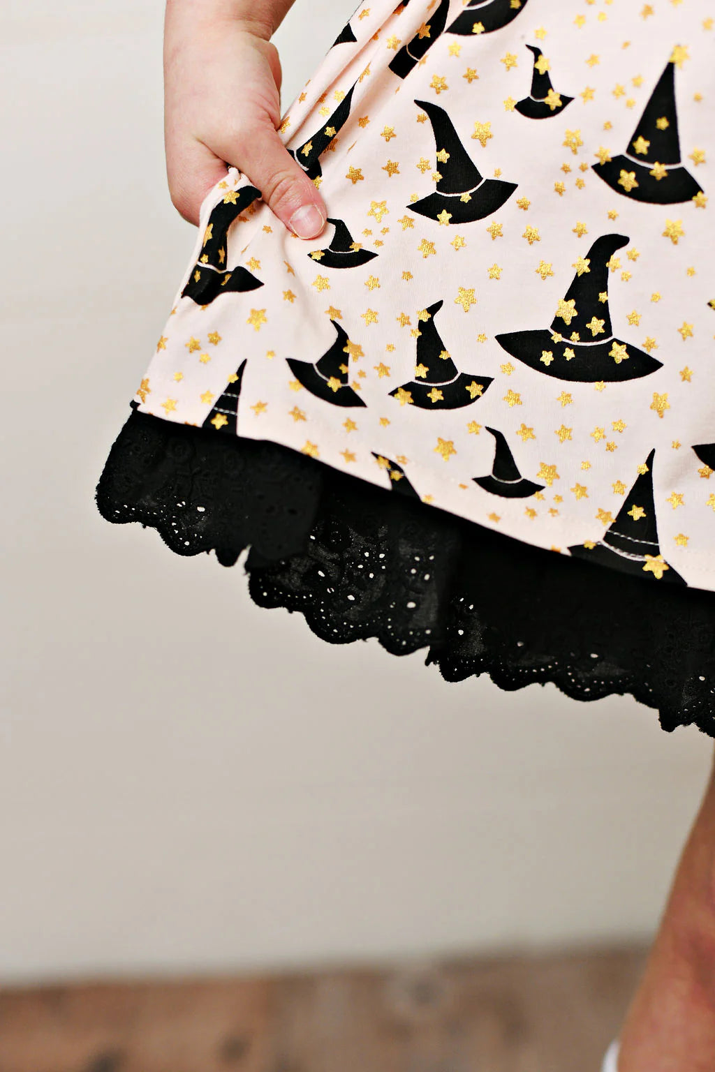 Swoon Baby - Glitter Eyelet Witch Dress/Legging Set