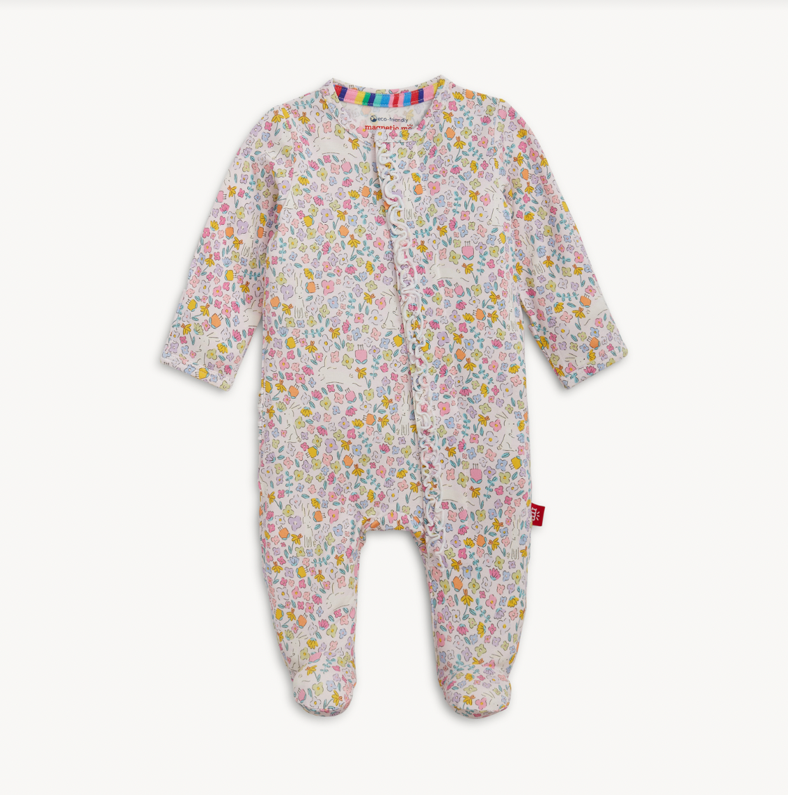 Magnetic Me | Bunny Blossom Ruffle Footie