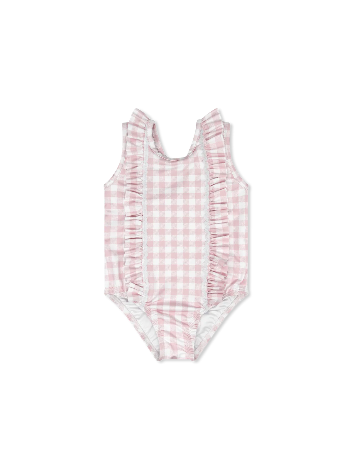 Lullaby Set | Molly Swimsuit - Playful Pink Buffalo