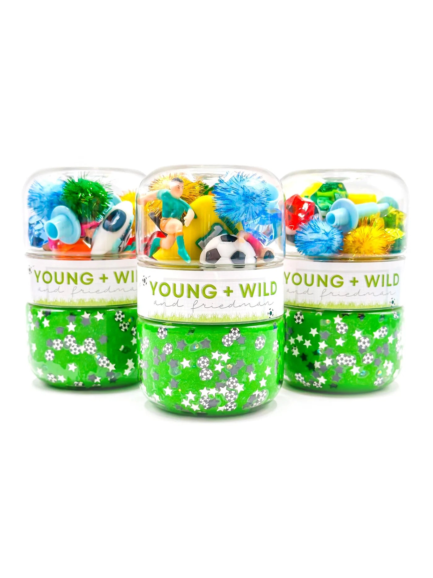 YWF | Grab & Go Dough Jar - Soccer