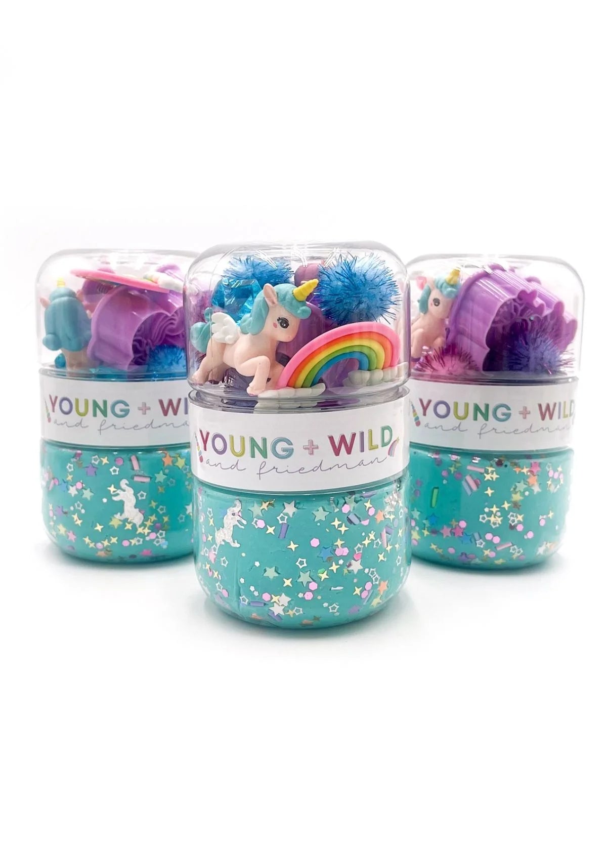 YWF | Grab & Go Dough Jar - Unicorn