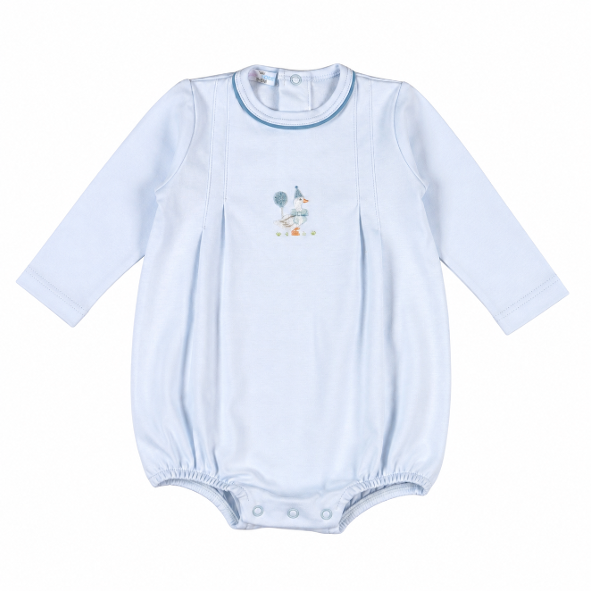 Baby Loren | Blue Birthday Goose Bubble
