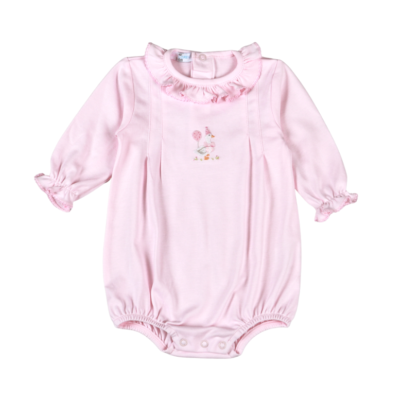 Baby Loren | Pink Birthday Goose Bubble