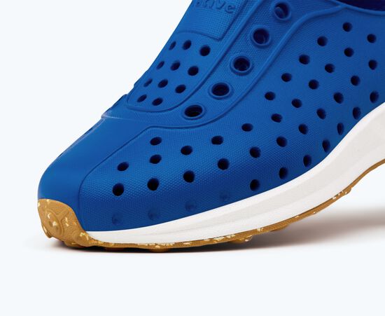 Native - Robbie Sugarlite Kids Victoria Blue/Shell White/Mash Speckle Rubber