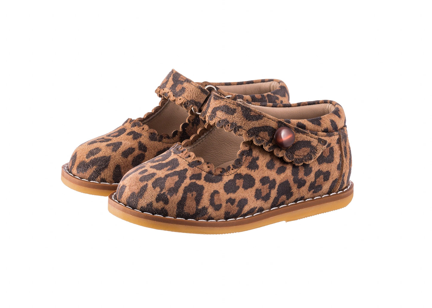 Elephantito - Mary Jane Suede Leopard