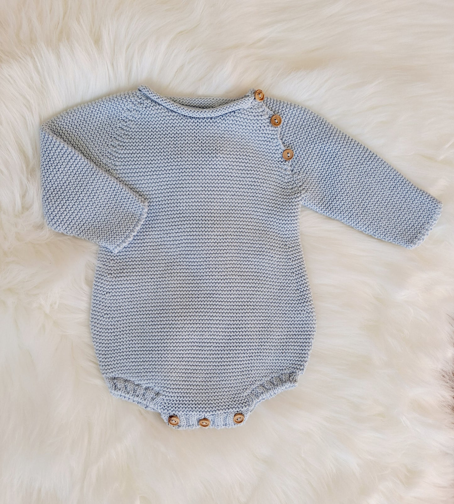 Mi Lucero - Garter Stitch Bubble Light Blue
