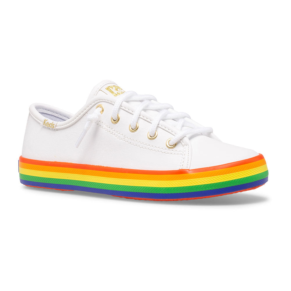 Keds Kickstart Junior Leather Rainbow