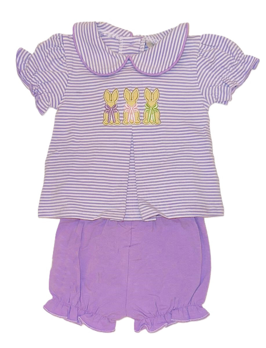 Jumping Jolly - Ruby Girl Bunny Bloomer Set