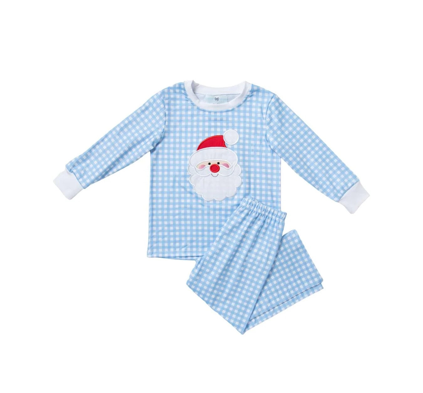 City Beautiful - Blue Santa Pajama Set