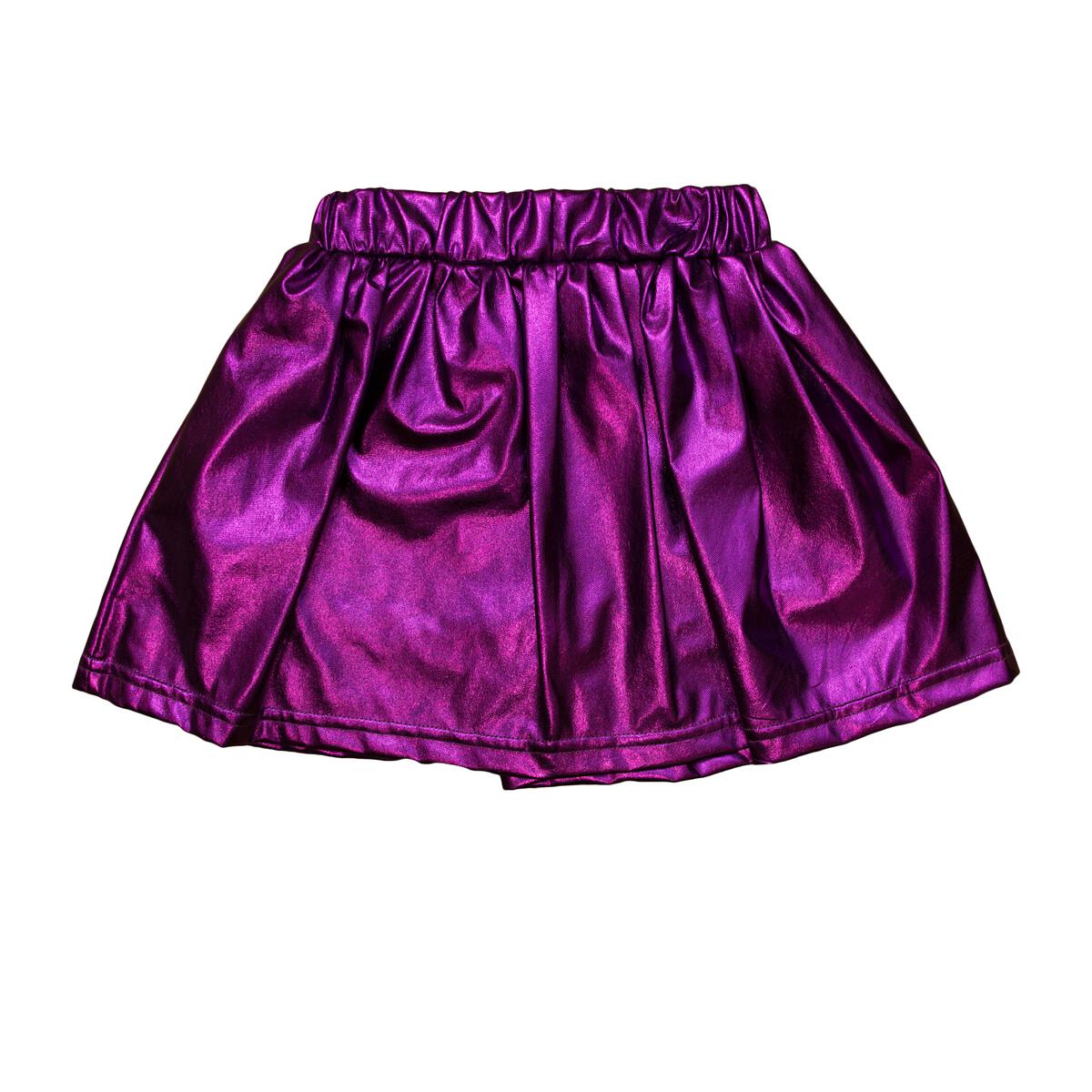 Belle Cher - Purple Metallic Skort