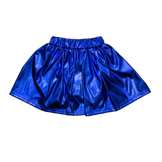 Belle Cher - Royal Blue Metallic Skort